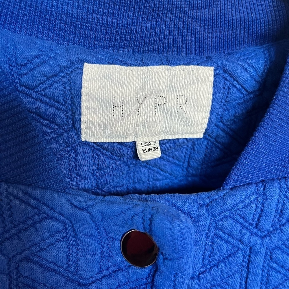 Hypr Button Up Sweatshirt Jacket Women’s Sz S - Picture 4 of 9